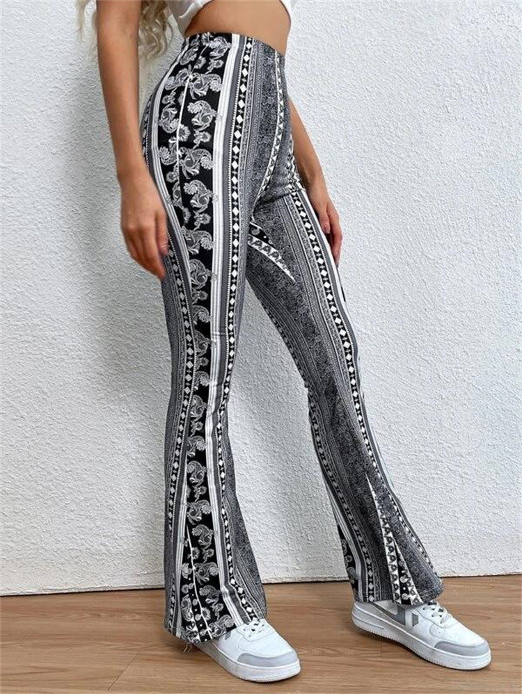 Pantalon large décontracté ample