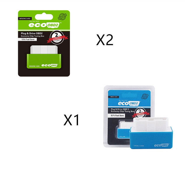 Plug And Play ECOOBD2 Coche de gasolina Ahorro de combustible ECO OBD2 Driver