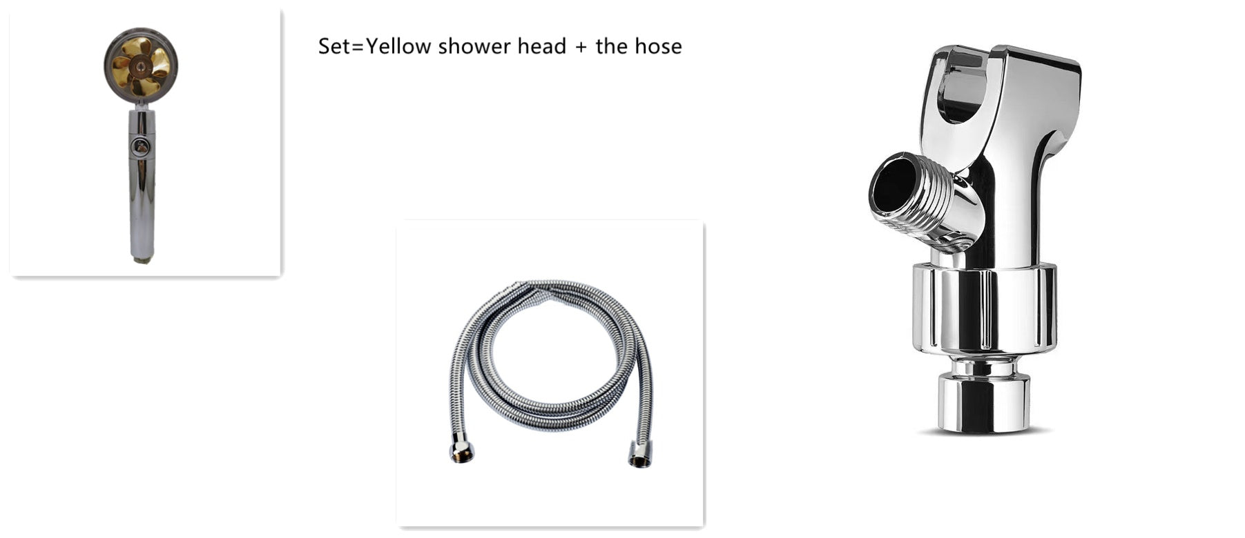 Cabezal de Ducha con Ahorro de Agua, Flujo Giratorio 360 Grados con Pequeño Ventilador, Boquilla Rociadora de Alta Presión de Lluvia de ABS, Accesorios de Baño