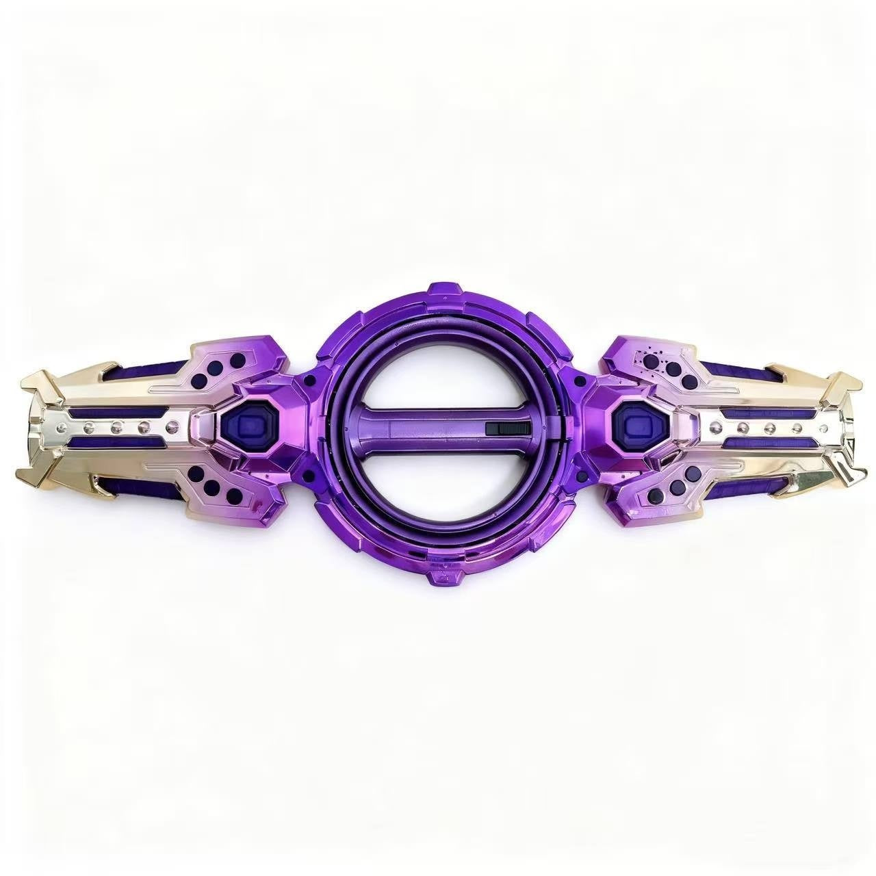 Fire Spinning Sword Double Blade Telescopic War Bearing Rotating Cool Luminous Toy