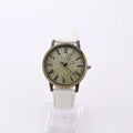 Montre à Quartz Femme en Jean Décontractée avec Ceinture
