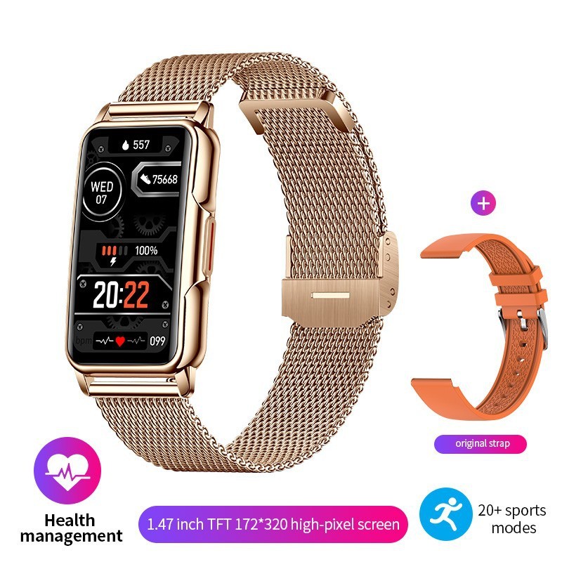 Bracelet de sport intelligent d'extérieur multifonctionnel de surveillance de la santé pour femmes
