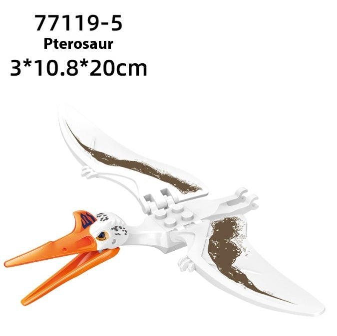 Blocs de construction de jouets dinosaures, petites particules de puzzle