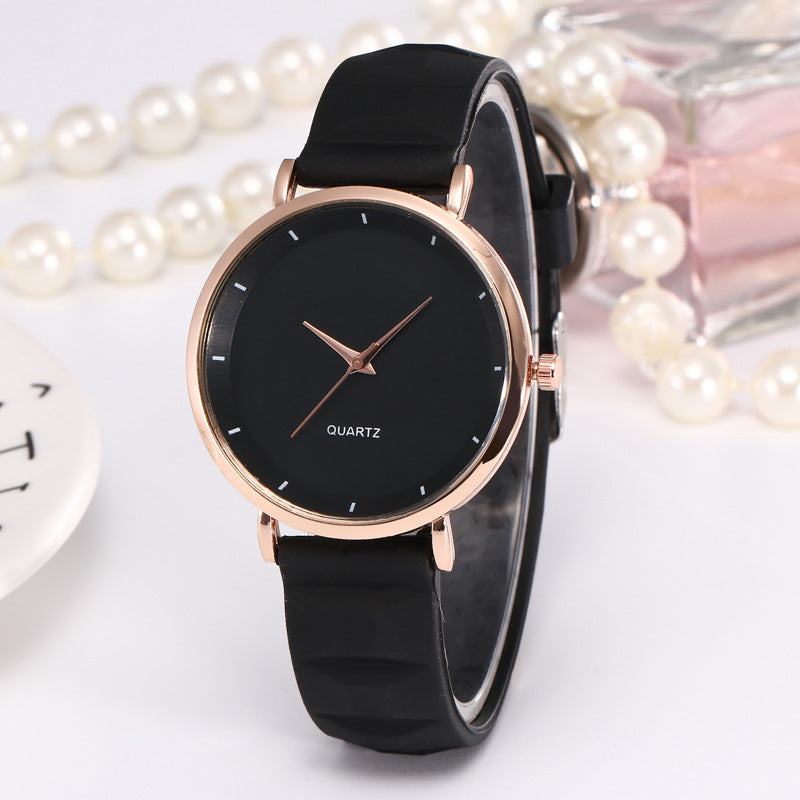 Relojes casuales de silicona de gelatina para hombres y mujeres