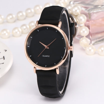 Relojes casuales de silicona de gelatina para hombres y mujeres