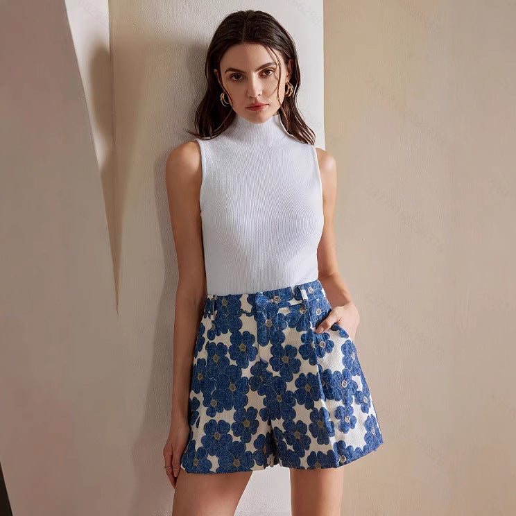 Women's Floral-print Shorts
