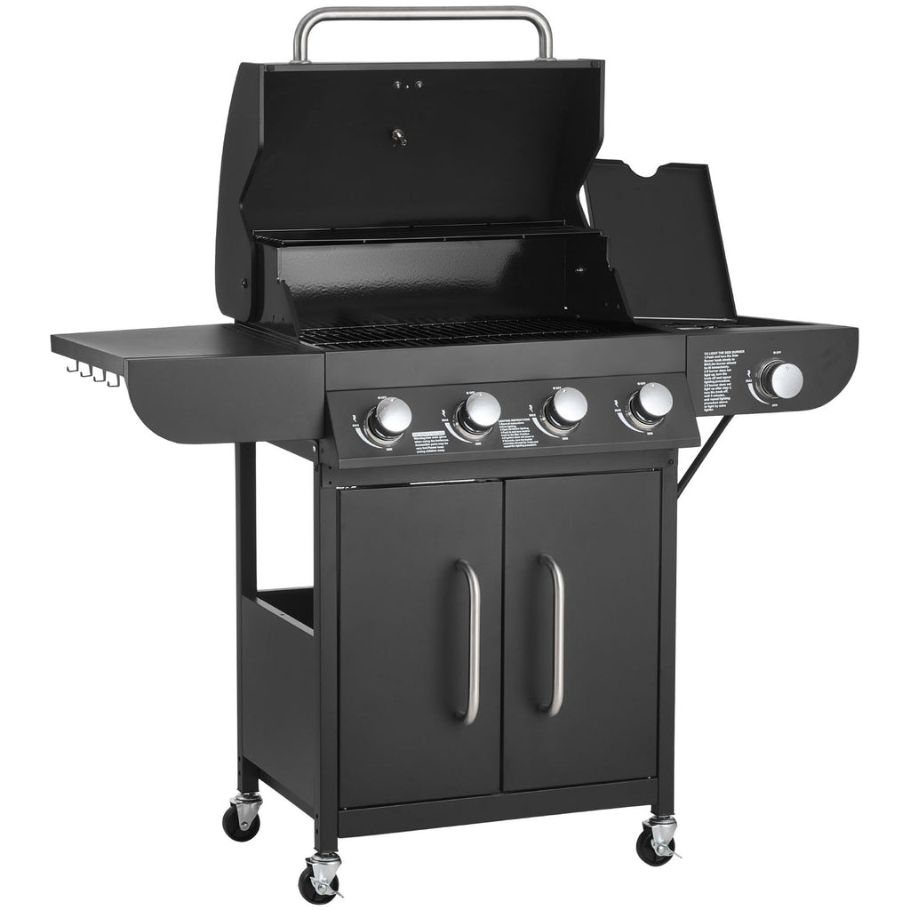 Parrilla de gas, parrilla de gas propano de 4 quemadores