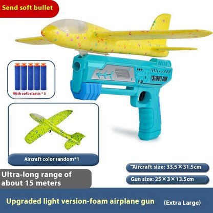 Jouet lanceur d'avion à bulles pour enfants