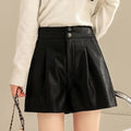 New High-waiste Figure-flattering A-line Wide-leg Pants For Outerwear
