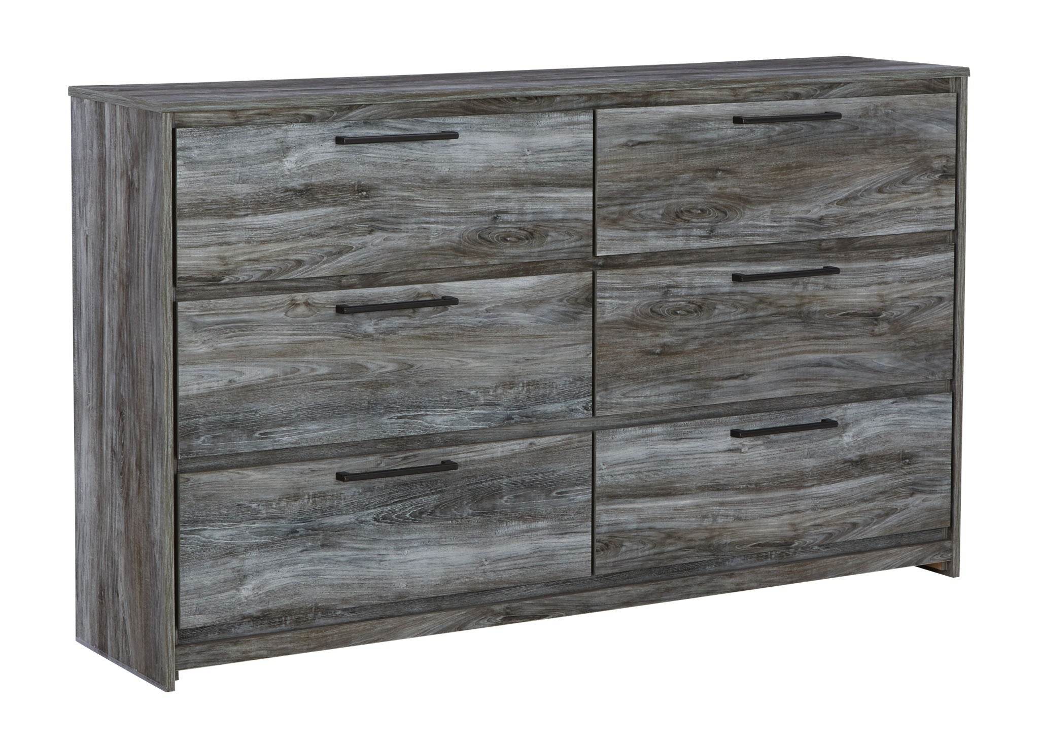 Gray Six Drawer Baystorm Dresser High Storage Beachy Style Furniture-0