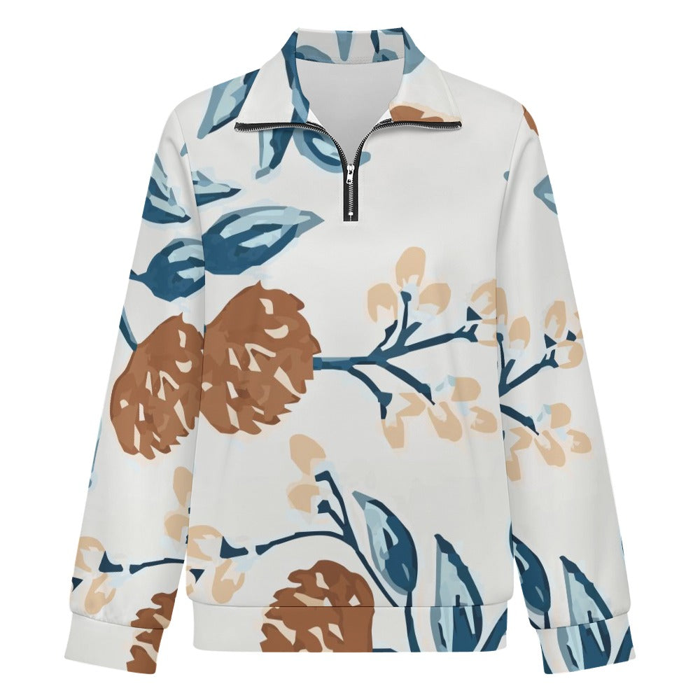 Women's 1/4 Zip-Up Sweatshirt