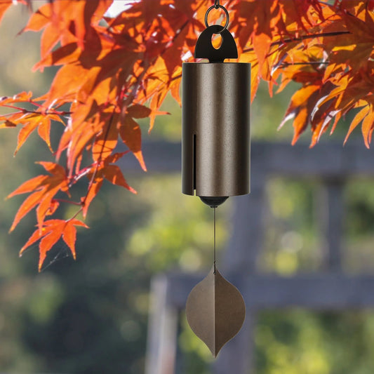 Decoración de jardín con campanillas de viento de metal de un solo tubo