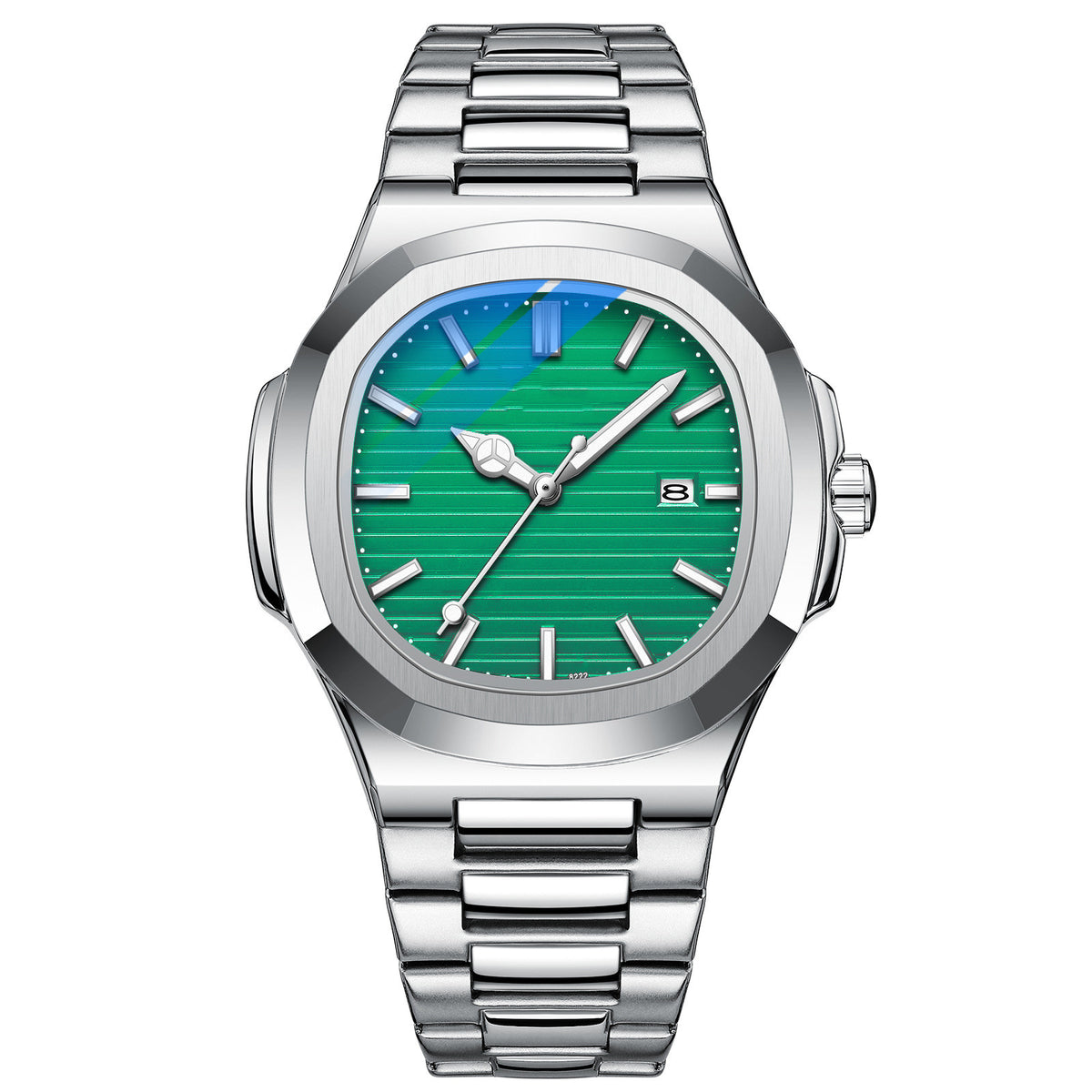 Montre Homme en Acier Lumineuse Étanche