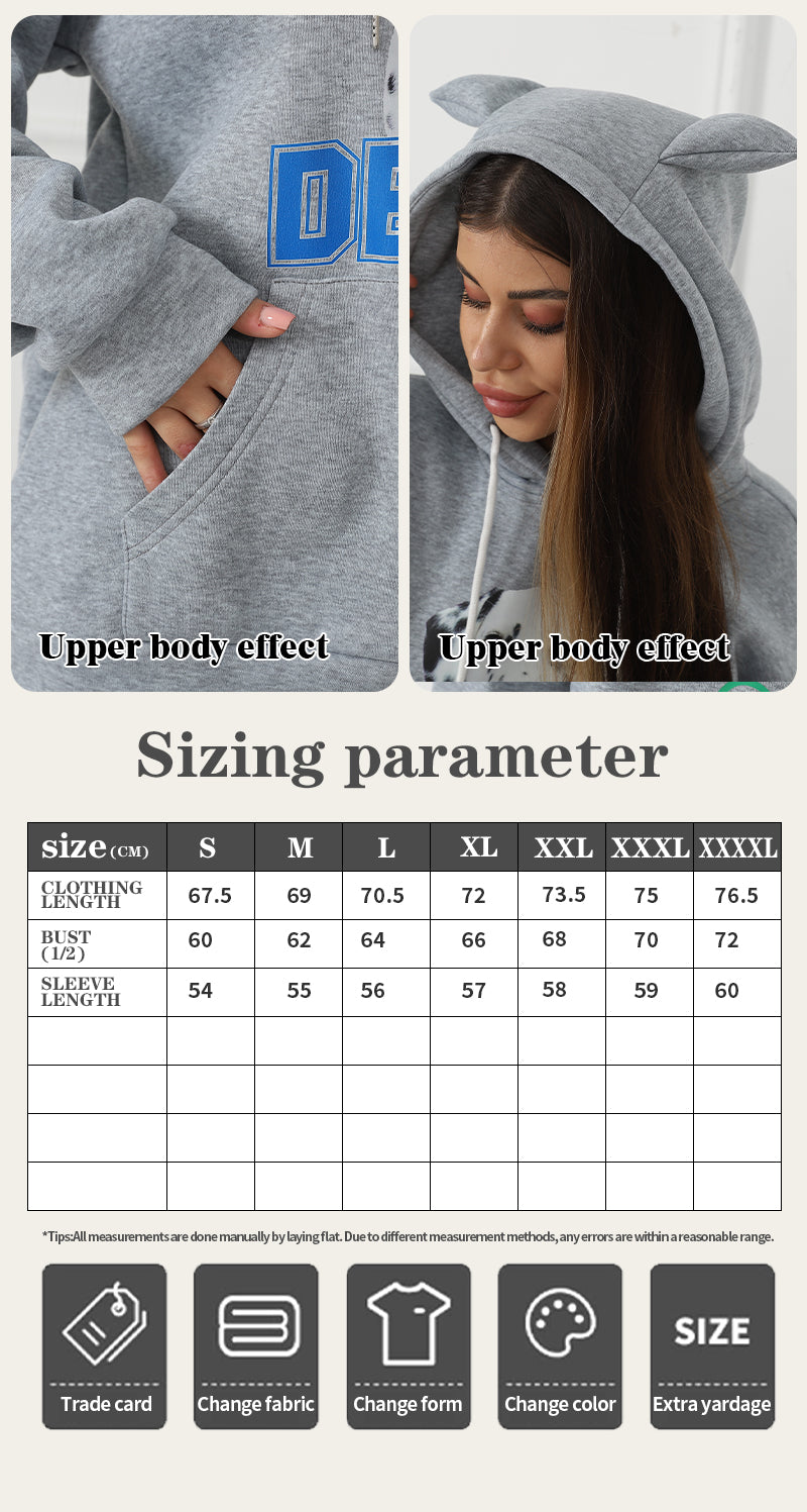 Sweat-shirt décontracté imprimé à manches longues pour femmes