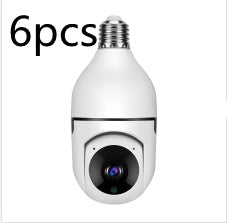 CÁMARA WIFI 1080P Bombilla Cámara 4X Zoom E27 Hogar 5GWiFi Alarma Monitor