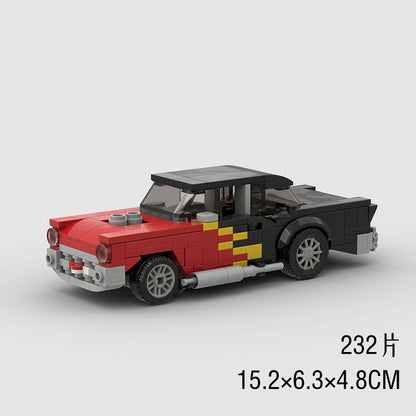 Jouets pour enfants Modèle de voiture Voiture de sport et petites briques de construction MOC Jouets éducatifs