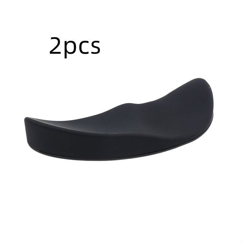 Alfombrillas de ratón ergonómicas con reposamuñecas de gel de silicona antideslizante, alfombrilla de soporte aerodinámica para ratón de ordenador para oficina, juegos y accesorios de PC