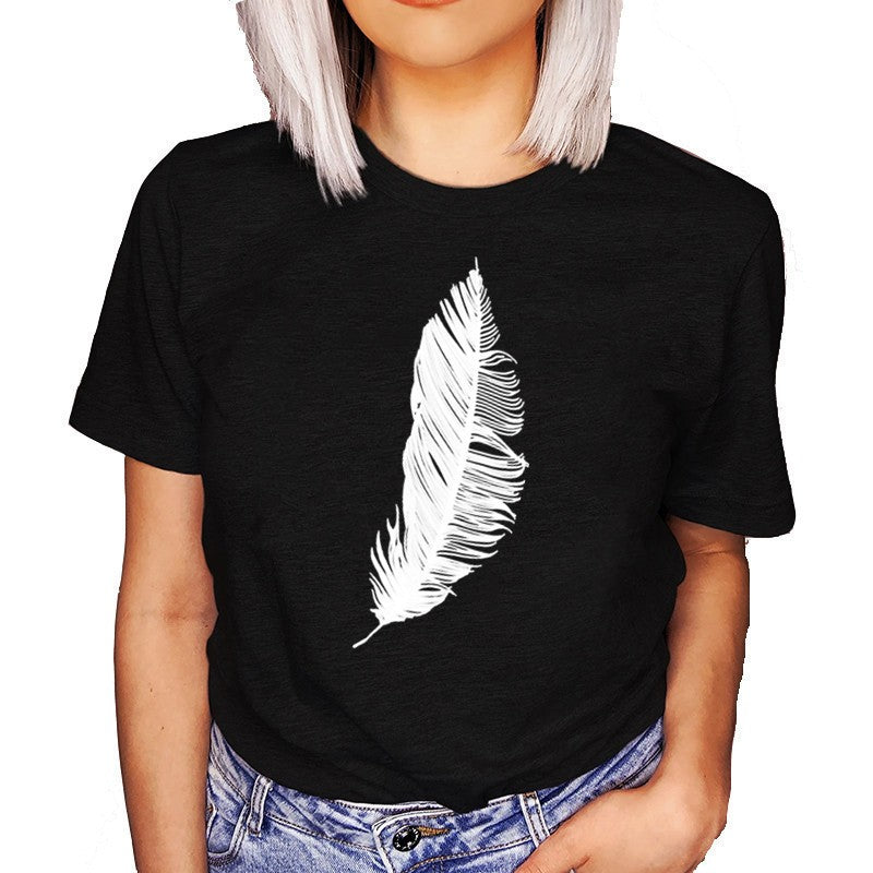 Camiseta de manga corta holgada para mujer, talla grande
