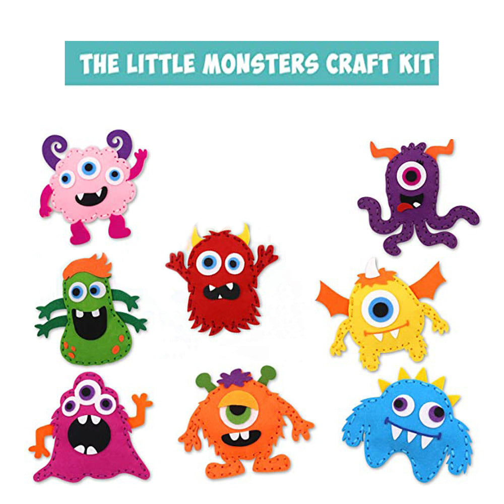 Jouets éducatifs créatifs en feutrine cousus main pour enfants