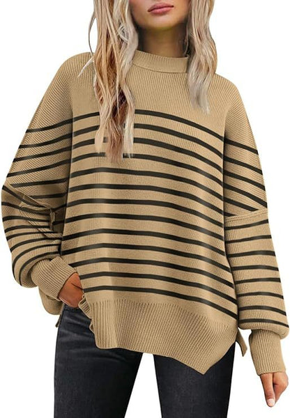 Chandail en tricot épais pour femme
