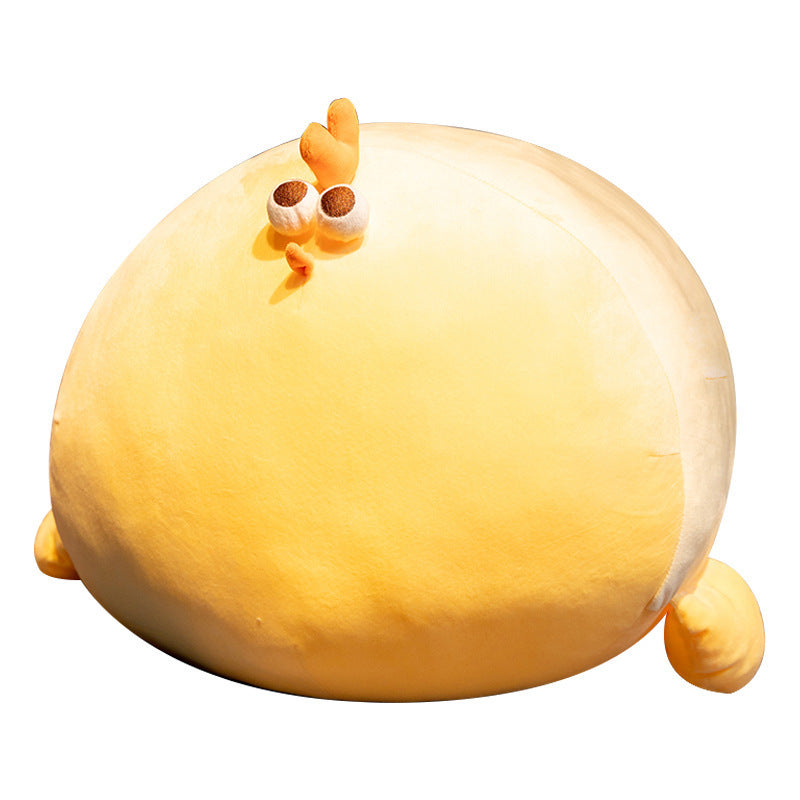 Poupée Poulet Fille Allongée Dormant Confort Câlin Peluches