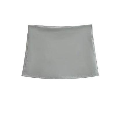 Jupe courte taille basse de sport rétro extensible coupe slim pour femme