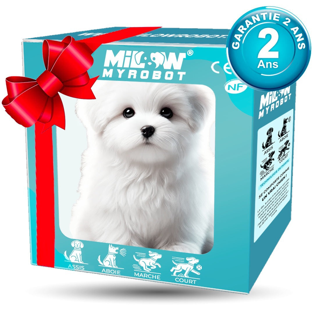Peluche courte de chiot robot