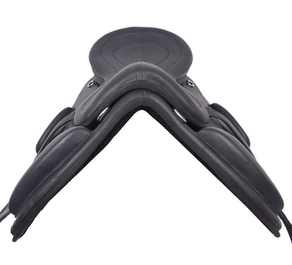 Treeless Freemax Leather English Horse Saddles Size 15" to 18" Inch