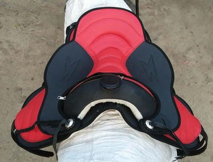 Synthetic Western Style Treeless Horse Saddle size 15" to 18"
