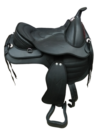 Synthetic Western Style Treeless Horse Saddle size 15"- 18"