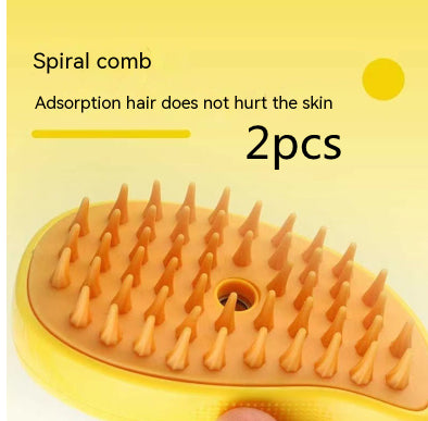 Cepillo de vapor 3 en 1 para gatos, cepillo de perro vaporoso, cepillos eléctricos para el pelo de gato para masaje, peine de aseo para mascotas, peines para quitar el pelo