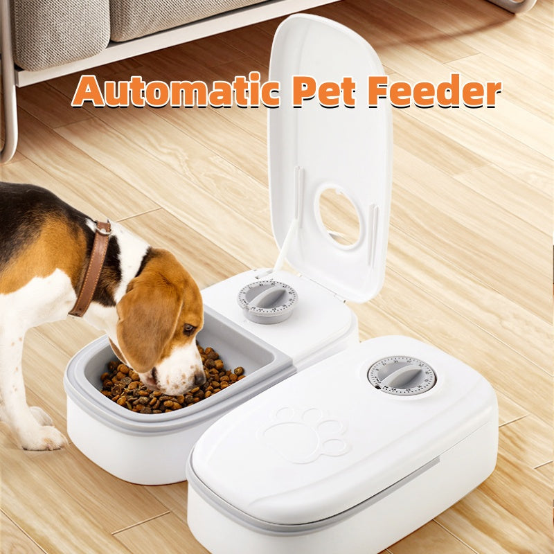Comedero automático para mascotas, dispensador inteligente de comida para gatos y perros, temporizador, tazón de acero inoxidable, alimentación automática para perros y gatos, suministros para mascotas
