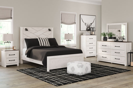 Gerridan - Panel Bedroom Set With Sconces-0