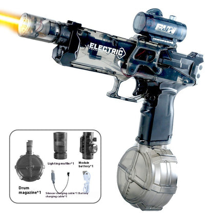 Nouveau pistolet à eau électrique Ice Mouse Ice Explosion, haute vitesse, tir continu, rechargement à liaison, grande capacité pour enfants