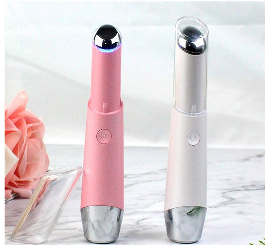 Mini Masseur Oculaire Électrique Vibration Anti-Âge Rides Cernes Stylo Outil de Soin de Beauté Massage Stylo de Soin Oculaire Portable