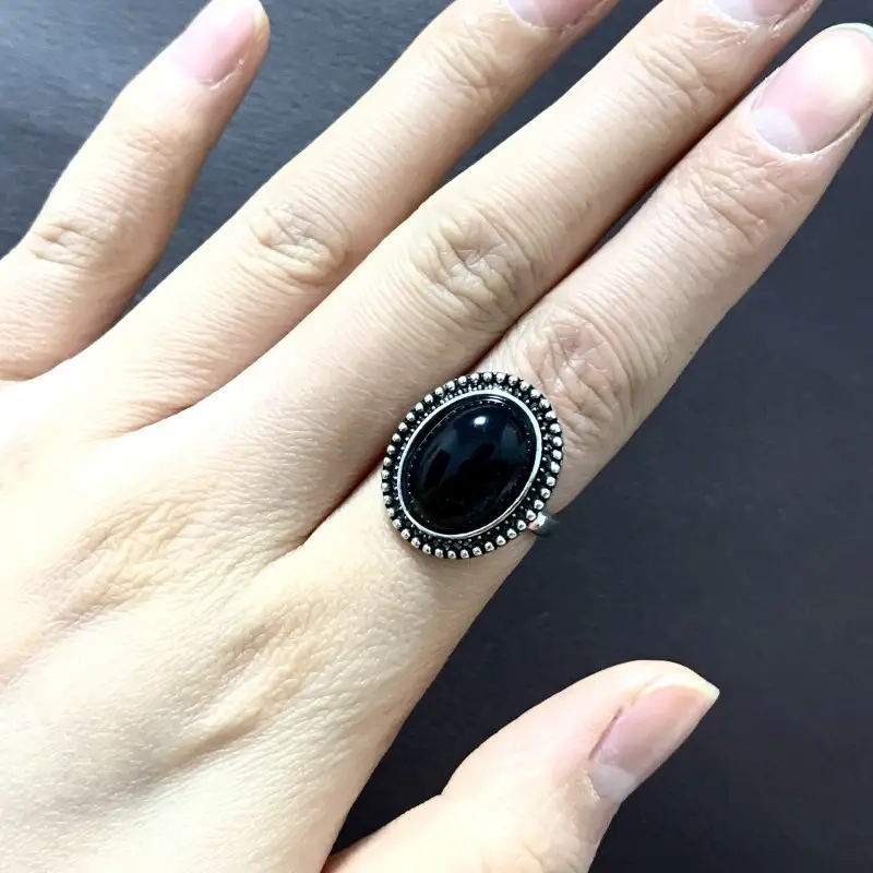 Creative Simple Retro Round Ring For Women