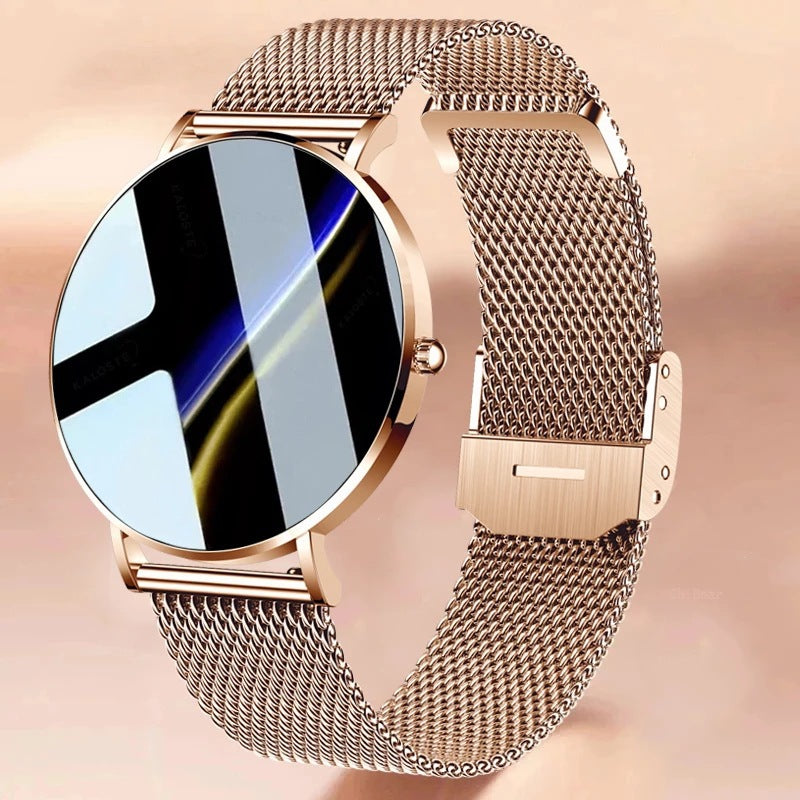 Nouvelle Montre Intelligente Ultra-fine pour Femmes Écran 1,36 Pouce