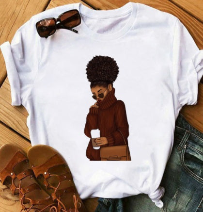 Camiseta de manga corta holgada para mujer