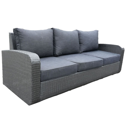 Direct Wicker 5-Piece Outdoor Rattan Furniture Patio Conversation Set