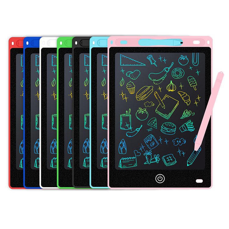 Tablette d'écriture et de dessin LCD couleur pour enfants 12 pouces