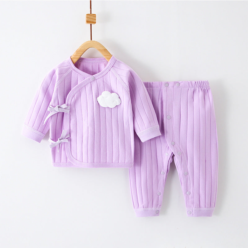 Vêtements de bébé nouveau-né en pur coton printemps, automne et hiver nouveau-né