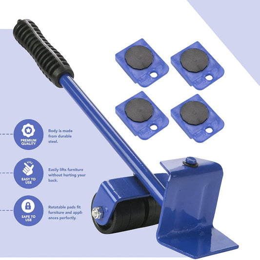 Outil de levage professionnel pour meubles, ensemble d'outils de déménagement, barre à roues, rouleau pour objets lourds, outils à main mobiles