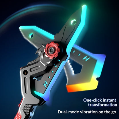 Épée laser jouet 2 en 1 Tomahawk avec pulvérisation pour enfants