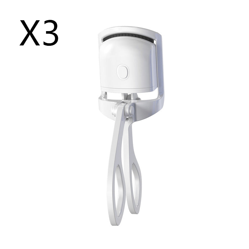 Rizador de pestañas térmico, eléctrico, con control de temperatura, mini rizador de pestañas eléctrico, portátil, recargable