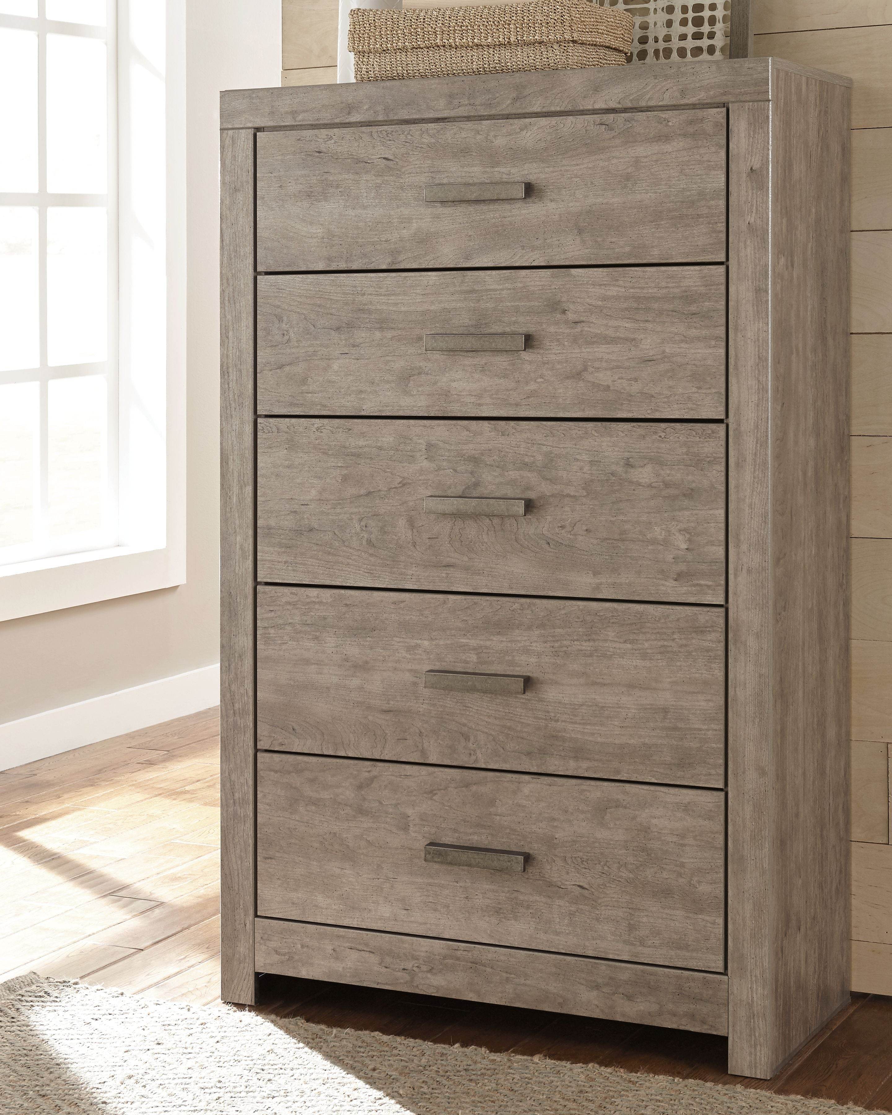Culverbach - Five Drawer Chest - Gray-2
