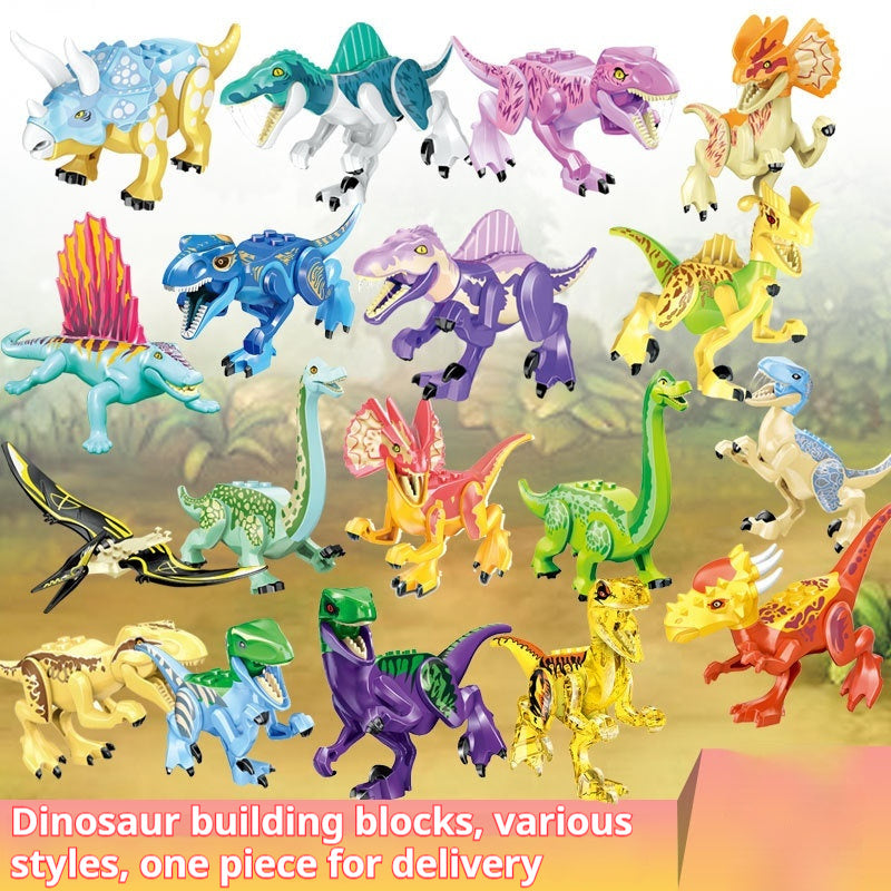 Dinosaur Toy Building Blocks Puzzle Small Particles