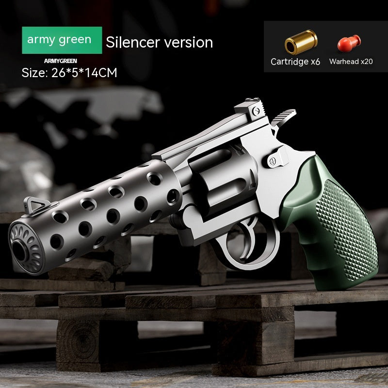 Pistolet jouet pour enfants à roue gauche mécanique continue