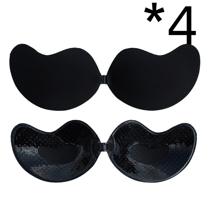 Sujetador Push Up Invisible Sujetador Sin Espalda Sin Tirantes Bralette Sin Costuras con Cierre Delantero Ropa Interior