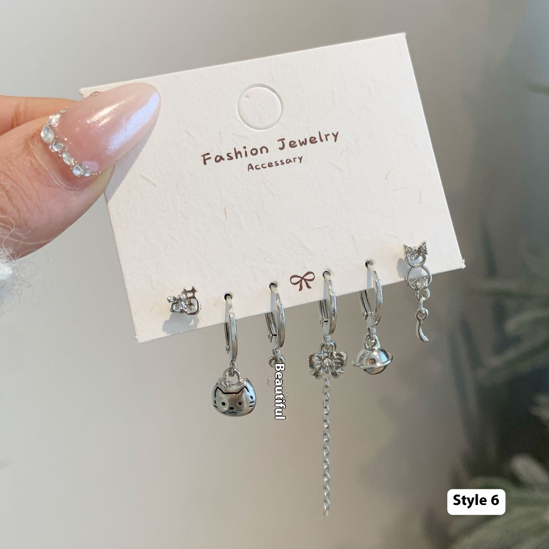 Pince d'oreille papillon de personnalité minimaliste, costume pour femme