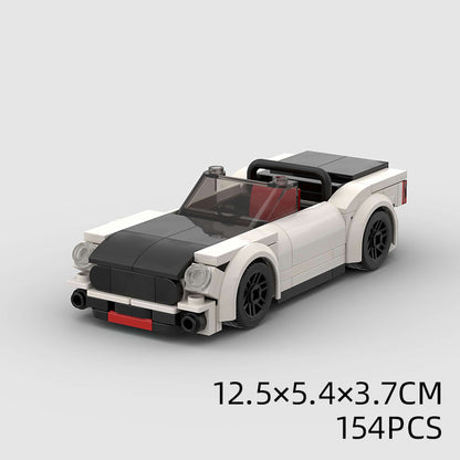 Jouets pour enfants Modèle de voiture Voiture de sport et petites briques de construction MOC Jouets éducatifs